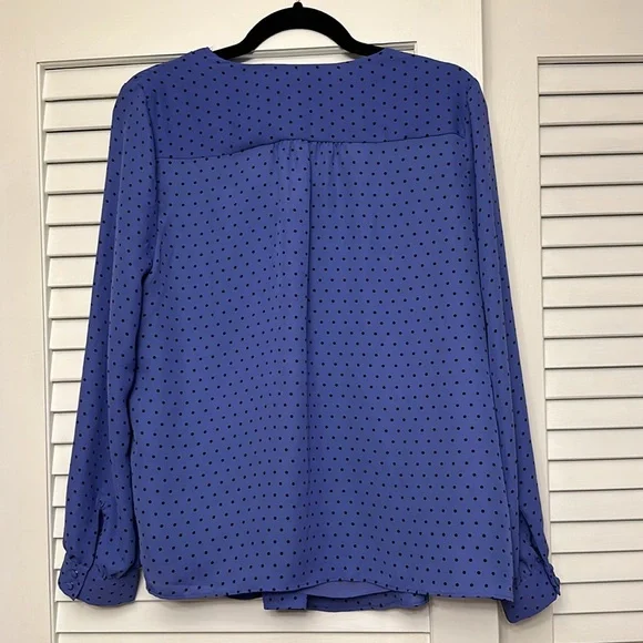 ELLE polka-dot long sleeve blouse - Picture 8 of 8